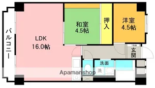 大阪府高槻市千代田町【マンション】の間取り