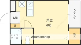 ほーむ21新町【205号室】の間取り