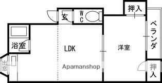 ビラネージュ香里【3階】の間取り