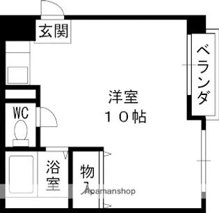 チェリー広野【301号室】の間取り