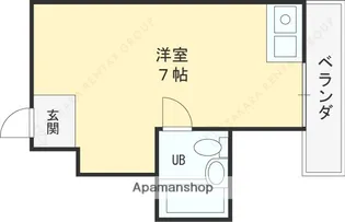 ハマンション伊加賀【4階】の間取り