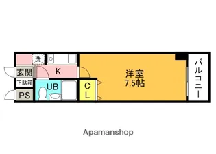 フレグランス枚方【4階】の間取り