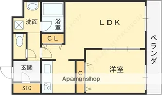サンステージ桜丘【1階】の間取り