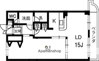 ニューハイツ・花水木【308号室】の間取り
