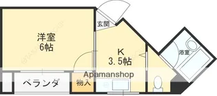 1Kの間取り画像