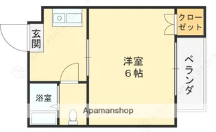 ホーム21新之栄【305号室】の間取り