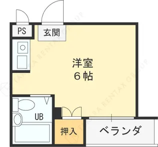 枚方パークアイランド125【102号室】の間取り