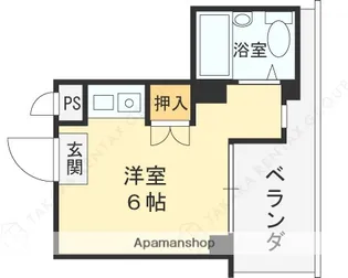 枚方パークアイランド125【107号室】の間取り
