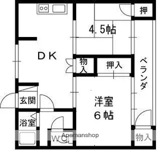 塚本マンション【203号室】の間取り
