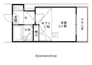 ビー・エスパース【2階】の間取り