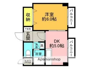 BELONG香里園【206号室】の間取り