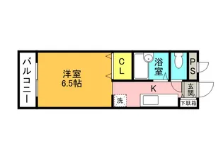 KSリバーパーク【308号室】の間取り