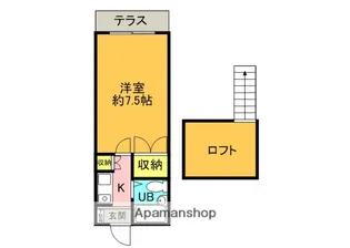 セントラル星ヶ丘【2階】の間取り