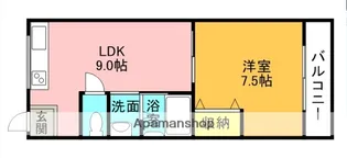 シャンテー御殿山【3階】の間取り