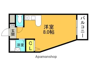 コレクション津田【106号室】の間取り