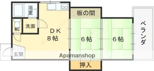 梶町マンション【2階】の間取り