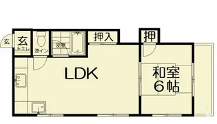 YSグリーンヒルズ【3階】の間取り