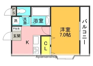 アルページュ21【101号室】の間取り