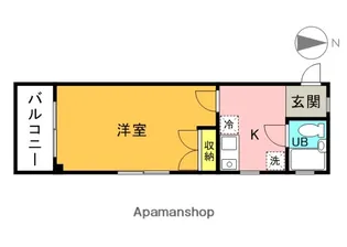 大阪府高槻市千代田町【マンション】の間取り