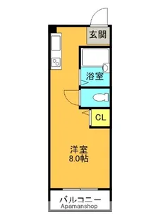シャンテー招提【2階】の間取り