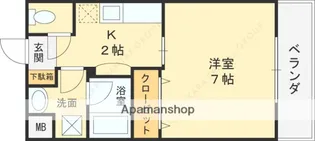 アカシヤ【3階】の間取り