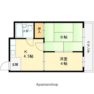 CLEAR HOSHIGAOKAⅠ【B01号室】の間取り