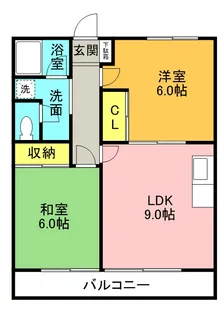 グラスガーデンII【2階】の間取り