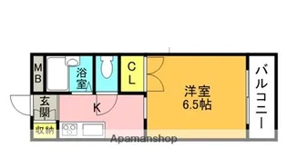 グリーンパレット小野【3階】の間取り