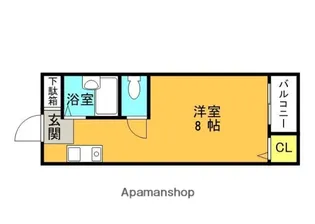 ロータリーマンション村野B棟【4階】の間取り