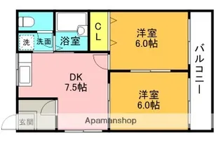 レオハイム春日山【305号室】の間取り