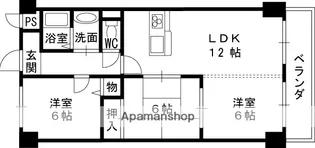 アートヒルズ【2階】の間取り