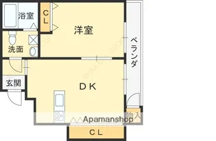 まなーすてら【301号室】の間取り