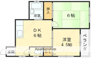 リーフジャルダン・サンガーデンリーフ【2階】の間取り