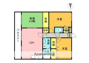 大阪府高槻市南庄所町【マンション】の間取り