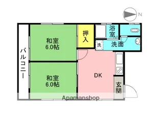 大阪府高槻市城南町2丁目【マンション】の間取り