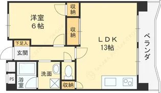 グランデあんご【3階】の間取り