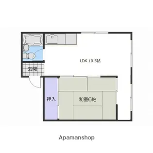 牧野KYビル【2階】の間取り