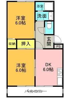 春日ダイヤモンドハイム【2階】の間取り