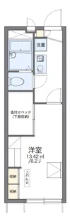 レオパレス寺嶋A【108号室】の間取り