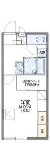 レオパレスプルメリア【111号室】の間取り