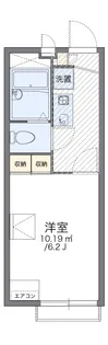 レオパレスエトワール津田西町【203号室】の間取り