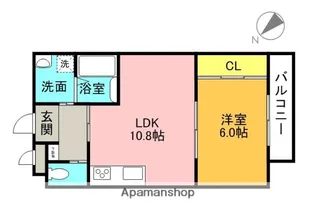 コンフォルタ星田【305号室】の間取り