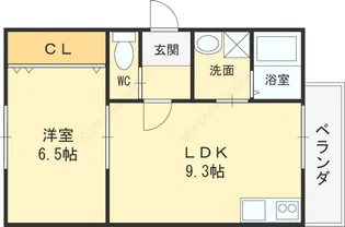 セントポーリア梅園【3階】の間取り