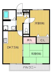 マイン A【303号室号室】の間取り