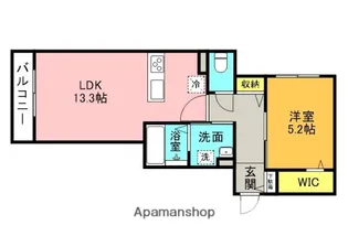 大阪府高槻市富田町3丁目【マンション】の間取り