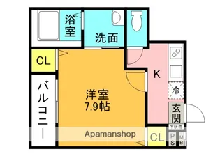 フジパレス牧野Ⅰ番館【2階】の間取り