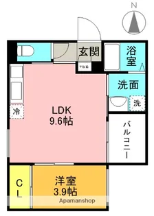 大阪府寝屋川市香里北之町【アパート】の間取り