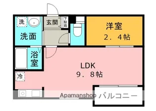 アーバン香里ヶ丘【101号室】の間取り
