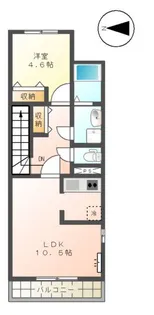リバーパーク彩【2階】の間取り