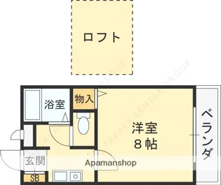 エステート明和Ⅱ【2階】の間取り